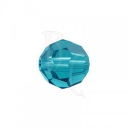 Round swarovski 5000 10 mm Blu Zircon