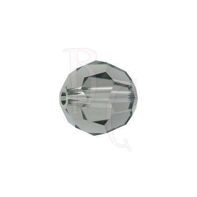 Round swarovski 5000 10 mm Black Diamond