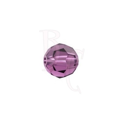 Round swarovski 5000 8 mm Amethyst