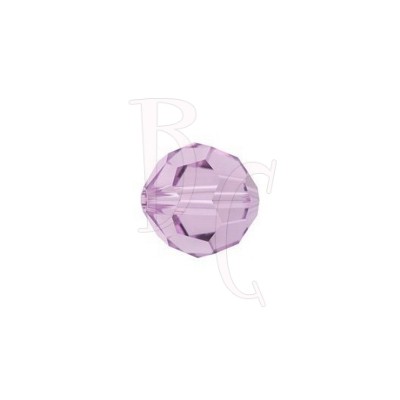 Round swarovski 5000 8 mm Light Amethyst