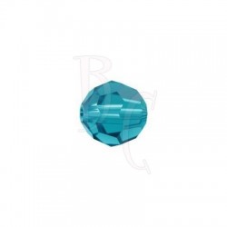 Round swarovski 5000 8 mm Blu Zircon