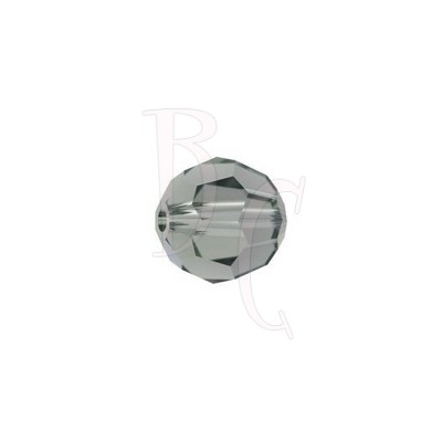 Round swarovski 5000 8 mm Black Diamond