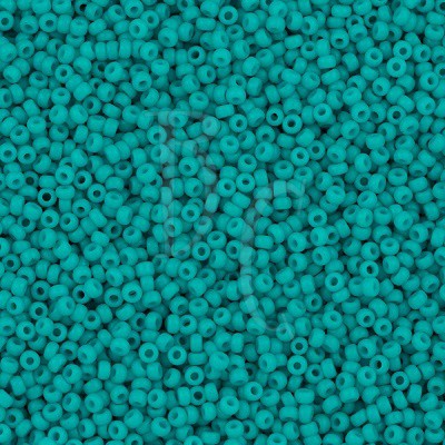 Rocaille 11/0 2050 Opaque Matte Dyed Turquoise 10 gr